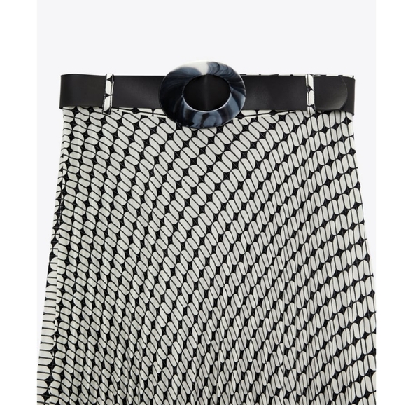 Zara pleated midi skirt - Picture 9 of 13